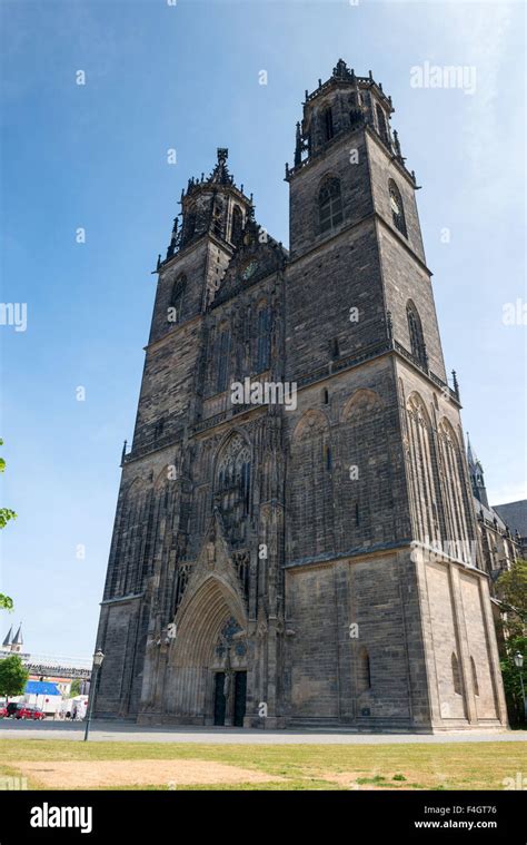 Magdeburg Cathedral (Protestant Cathedral of Magdeburg Mauritius and St. Catherine). Germany ...