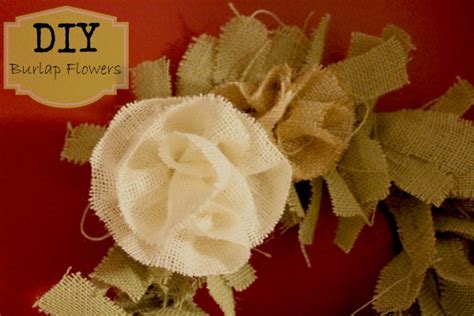 DIY Burlap Wreath and Burlap Flowers - Living Chic Mom