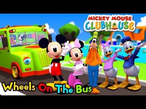 Mickey Mouse Clubhouse Wheels On The Bus | Nursery Rhymes and Kids Song ...