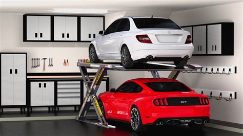 Autostacker Home Car Lift System - YouTube