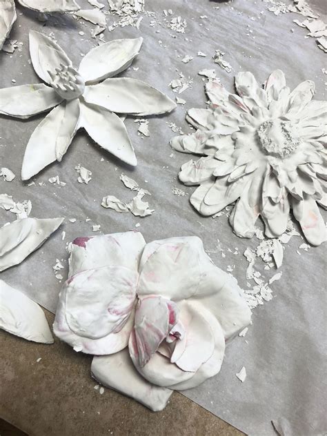 DIY Plaster of Paris Flowers - The Shabby Tree | Diy plaster, Paris ...