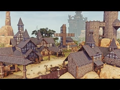 how to build a medieval village . [ timelapse ] Conan Exiles Update 3.0 age of sorcery - YouTube