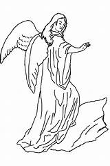 Coloring Pages Of Angels sketch template