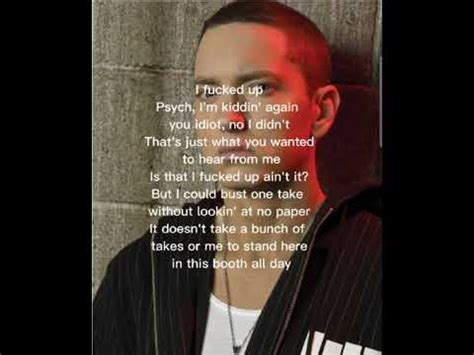 eminem - big weenie lyrics - YouTube