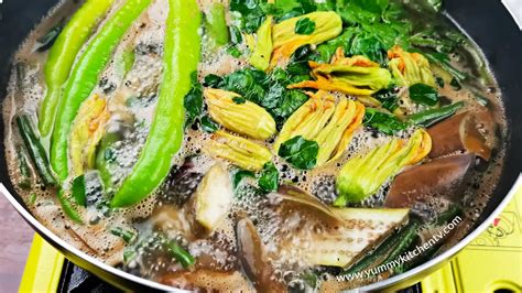 Dinengdeng with Fried Tilapia -delightful veggie dish- Yummy Kitchen