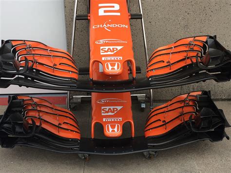 Close up of the mclaren front wing at the recent race : r/formula1