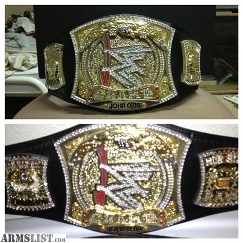 ARMSLIST - For Sale/Trade: Authentic replica WWE spinner belt. Not a toy