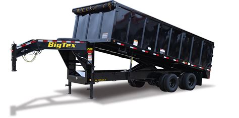 Big Tex Trailers 25DU Tandem Dual Gooseneck Dump Trailer