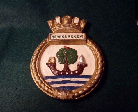 HMCS NEW GLASGOW ships crest | New glasgow, Crest, Glasgow