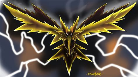 Zapdos from Pokemon GO by artwork-eskobar on DeviantArt