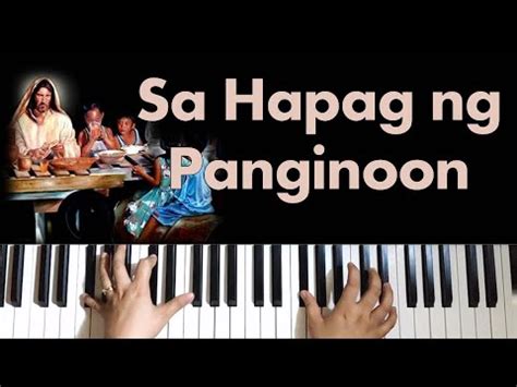 Sa Hapag ng Panginoon | Piano, Chords, Notes, Lyrics - YouTube