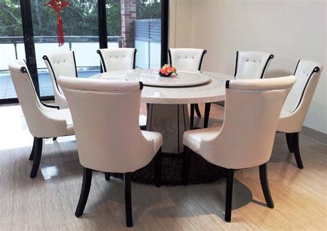 Round Marble Dining Table | Dining table marble, Round dining room table, Round dining room sets