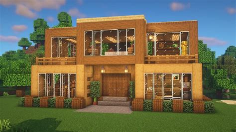 Modern Spruce Survival House - TBM | TheBestMods