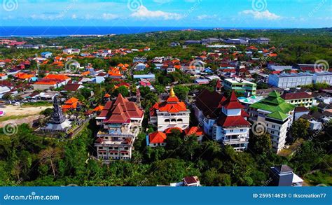 Puja Mandala Worship Complex with Indian Ocean Background View in Nusa Dua, Bali Island Stock ...