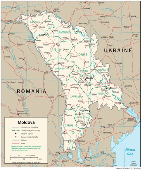 Maps of Moldova | Detailed map of Moldova in English | Tourist map of ...