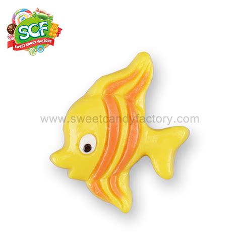 Colorful fish shape sugar free gummy candy with FDA certificate - sweetcandyfactory