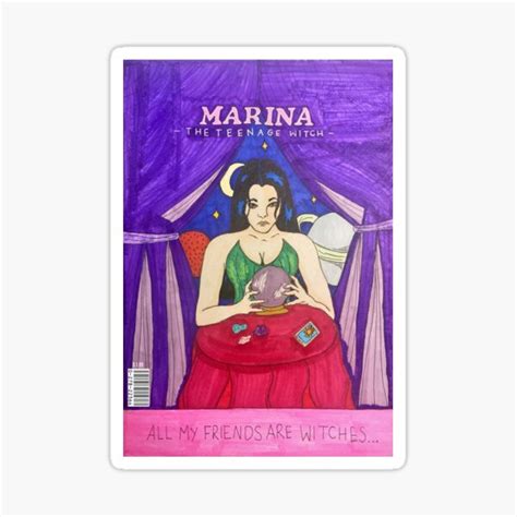 "Marina & The Diamonds Album Comic " Sticker for Sale by leilaDdelandro | Redbubble