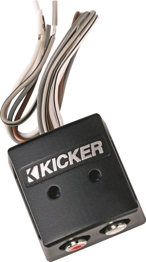 KICKER Speaker wire-to-RCA Converter Black 46KISLOC - Best Buy