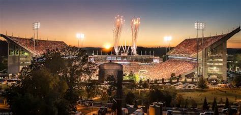 Clemson Football Stadium At Night