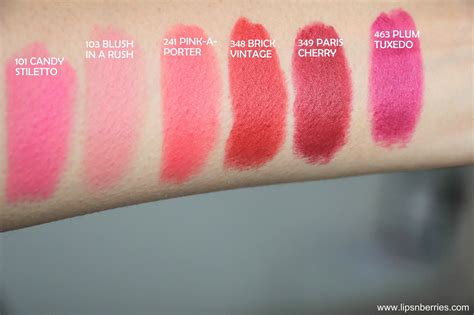 L'oreal Paris Color Riche Matte Addiction Lipsticks Review | LIPS n BERRIES