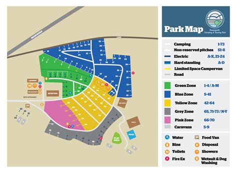 Site Map | Perranporth Camping