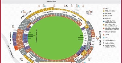 Optus Stadium Seat Map