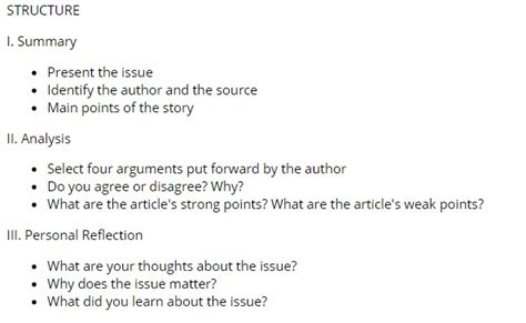 STRUCTURE I. Summary Present the issue Identify the | Chegg.com