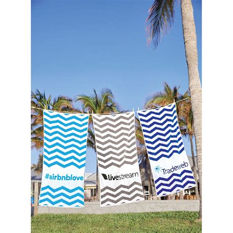 Monte Carlo Beach Towel - Show Your Logo