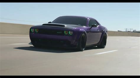 Dodge Challenger Widebody Plum Crazy - YouTube