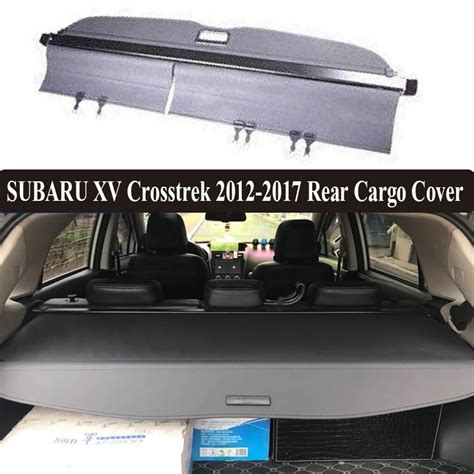 JIOYNG For SUBARU XV Crosstrek 2012 2018 Rear Cargo Cover privacy Trunk Screen Security Shield ...