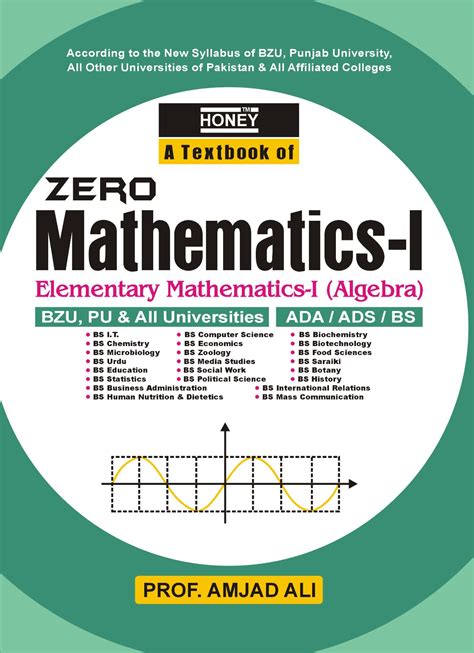 ZERO-Mathematics-I(Elementary Mathematics-I/Algebra) - Honey Books