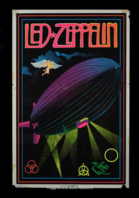 1970S Black Light Posters submited images | Pic2Fly | Led zeppelin poster, Band posters, Black ...