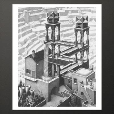 “Sky & Water” large poster – M.C. Escher – The Official Website