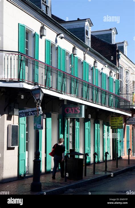 NEW ORLEANS, Louisiana,USA: French Quarter houses Stock Photo - Alamy