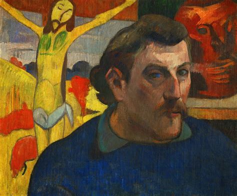 Paul Gauguin | Self-portrait with Yellow Christ (1890-1891) | Artsy