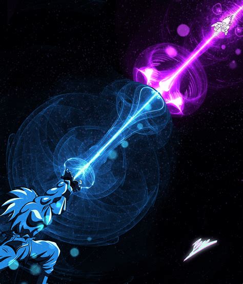 Goku Vs Vegeta Kamehameha Vs Galick Gun Wallpaper