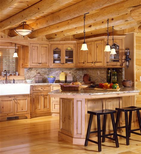 Log cabin kitchens - saudilopez