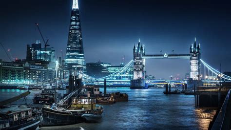 London Skyline Night Wallpaper