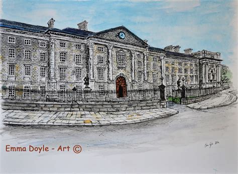 Dublin Trinity College, Dublin, Ireland - Etsy