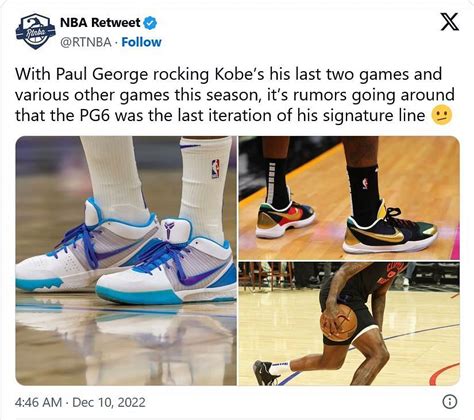 Which shoes does Paul George wear?