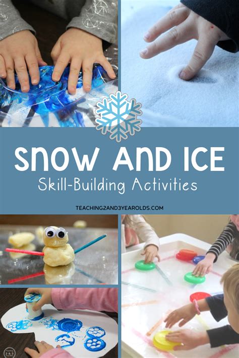 Preschool Winter Ideas with Snow and Ice