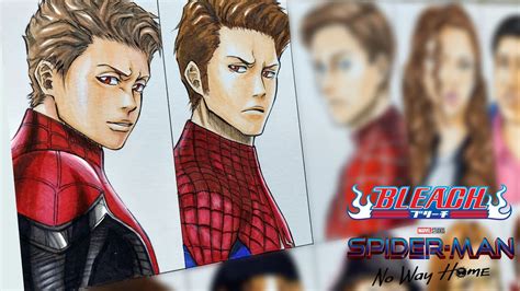 Drawing Spider-Man: No Way Home in Bleach Art Style - YouTube