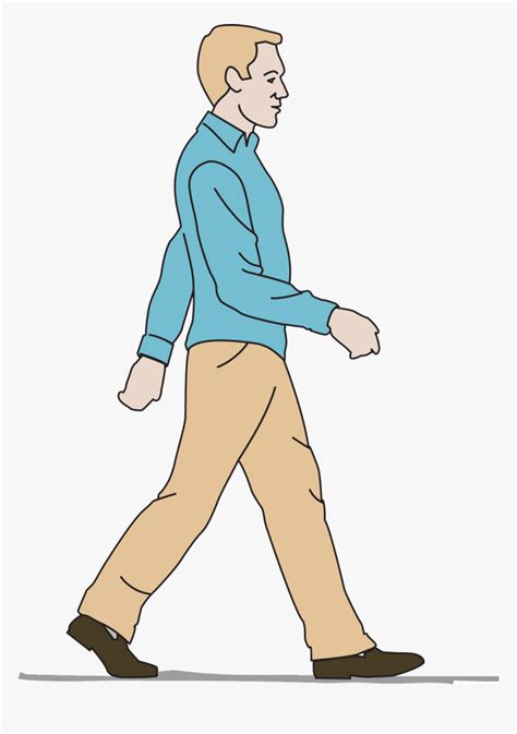 Cartoon Guy Walking Png - Walking Man Cartoon Png, Transparent Png ...