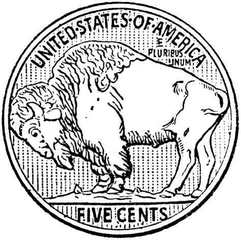 Buffalo Nickel | ClipArt ETC