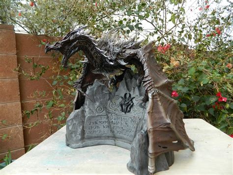 [$90.00] Alduin Dragon Statue From Skyrim Collectors Edition | Dragon statue, Statue, Skyrim