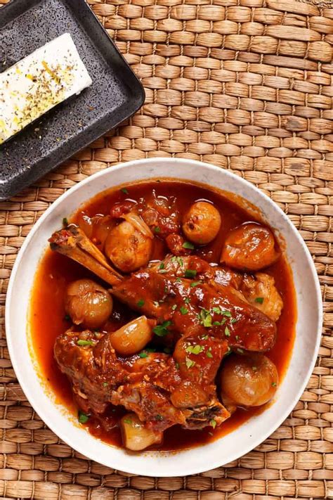 Lamb Stifado recipe (Greek lamb stew) - My Greek Dish