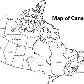 Map of Canada with provinces and territories. The Province of Ontario... | Download Scientific ...