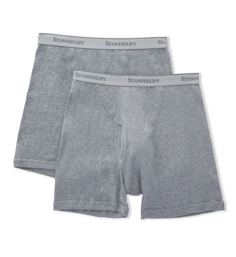 Stanfield's - Men's Stanfield's 2516 Premium 100% Combed Cotton Boxer Briefs - 2 Pack - Walmart ...