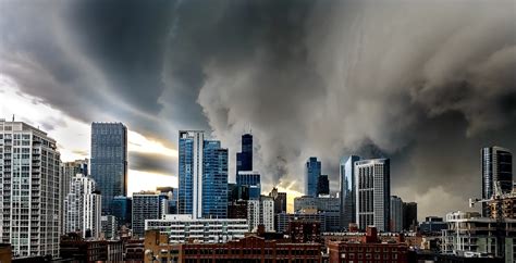 A Tornado Watch Has Been Issued For The Chicago Area As Severe Storms Are Said To Impact The City