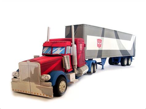 Optimus Prime Cartoon Style Truck Mode | Optimus prime truck, Optimus prime, Optimus